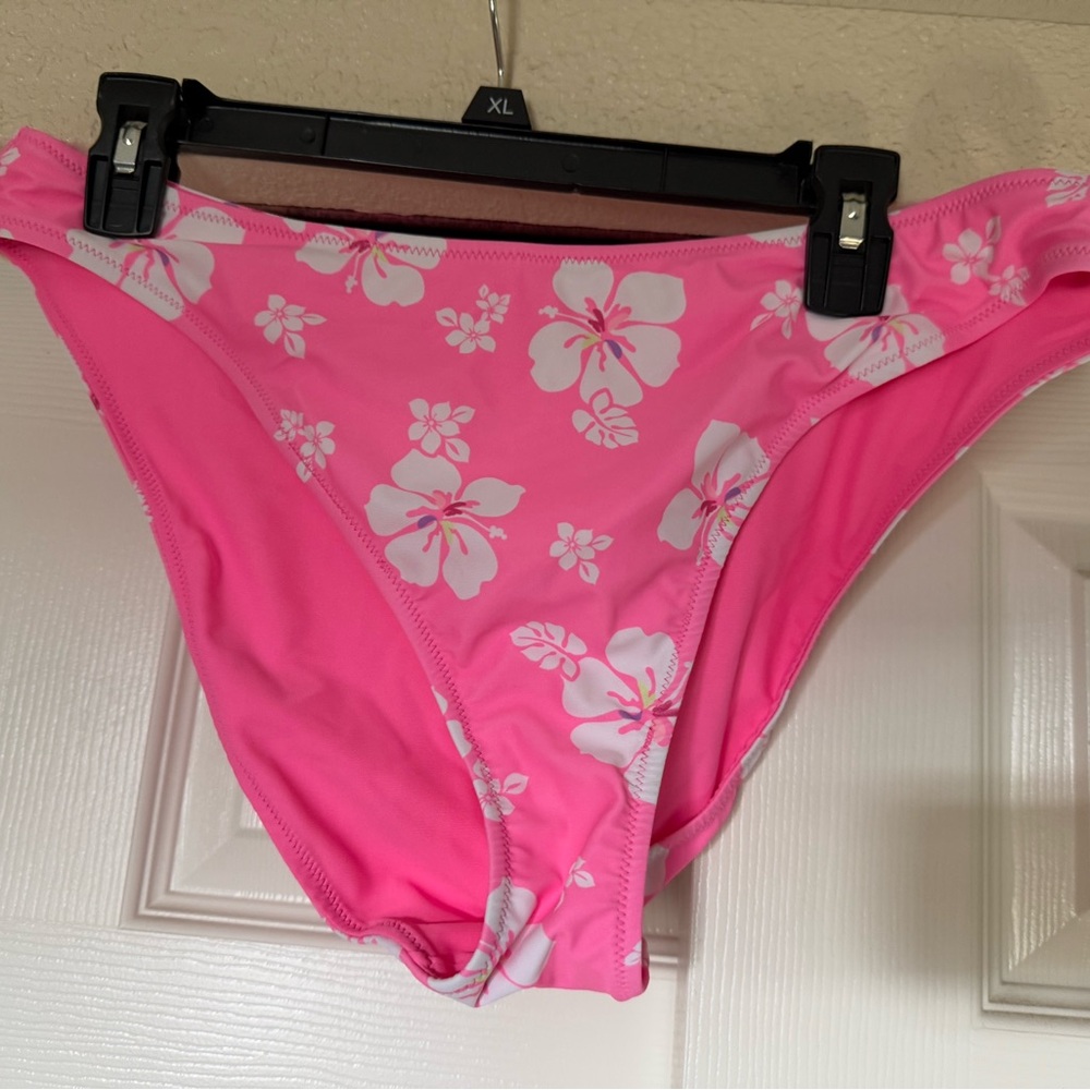 New Pink Floral Women's Swim Bottom (NEW)